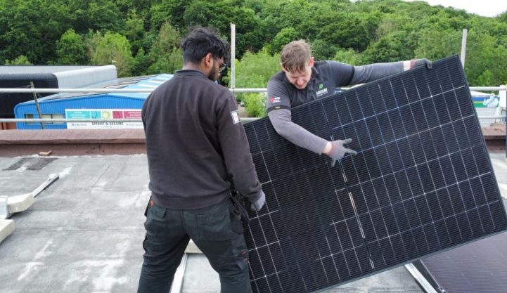 Solar Panel Installation for a Halesowen business