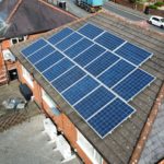 Solar panel installation for chemist business in Halesowen